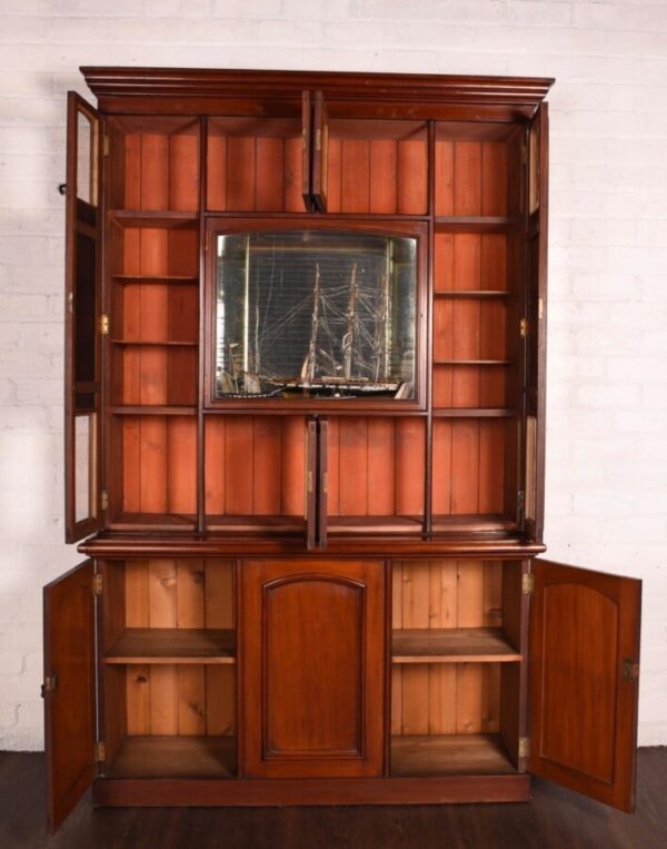 Victorian Mahogany Bookcase SAI1064 Antique Bookcases 11