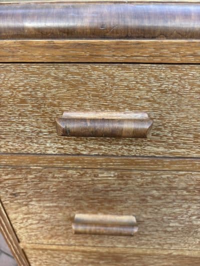 Heals Style Limed Oak Chest of Drawers Bedroom Antique Chest Of Drawers 5