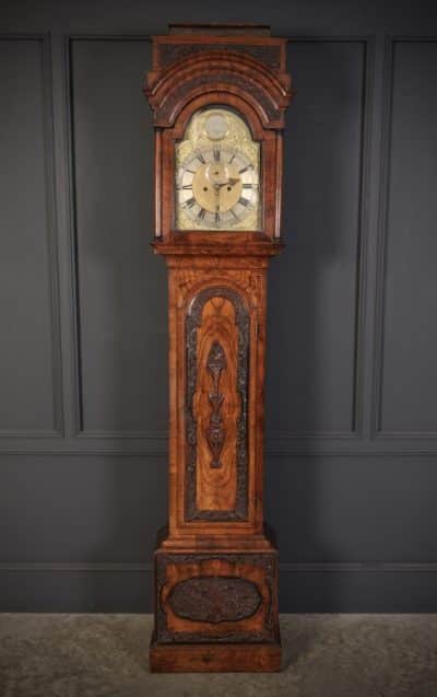 18th Century Walnut Longcase Clock 18th century longcase clock Antique Clocks 3