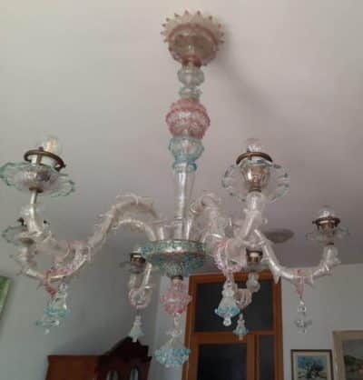 18th Century MURANO Chandelier Antique Furniture 9