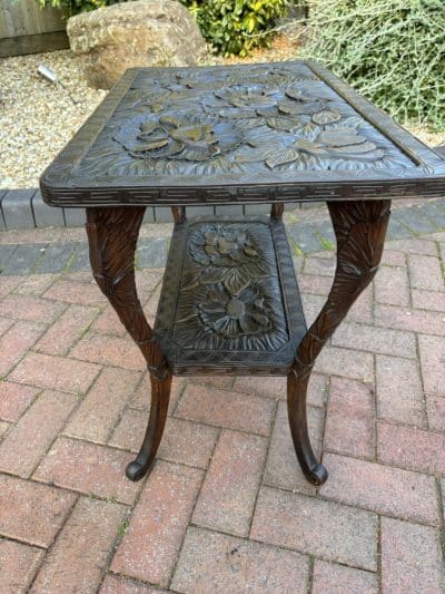 Arts & Crafts Japanese Table for Liberty c1900 Arts & Crafts Antique Furniture 6