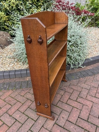 Arts & Crafts Oak Bookcase by Brynmawr Furniture Arts & Crafts Antique Bookcases 3