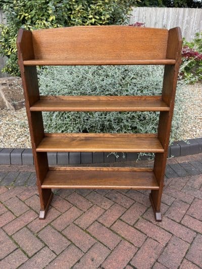 Arts & Crafts Oak Bookcase by Brynmawr Furniture Arts & Crafts Antique Bookcases 4