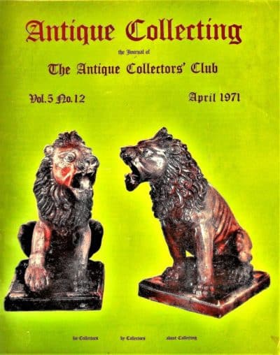 Antique Collecting April 1971