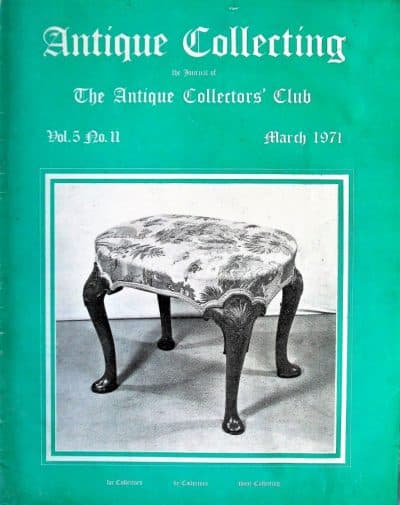 Antique Collecting March 1971