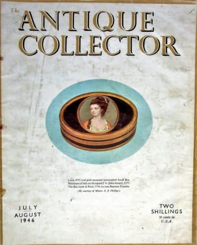 Antique Collector July-August 1946