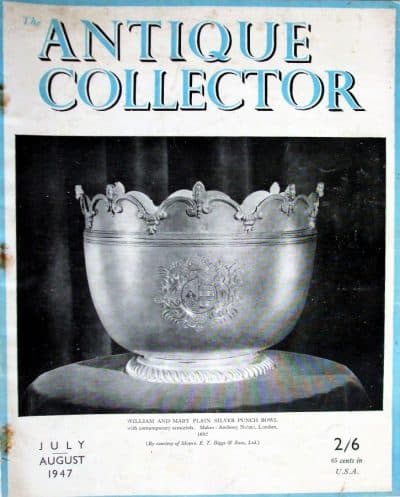 Antique Collector July-August 1947