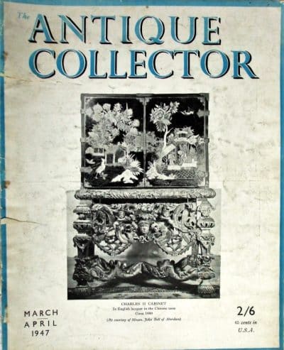 Antique Collector March-April 1947