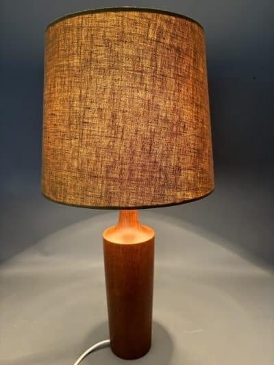 Danish Mid Century Teak Table Lamp - Image 2