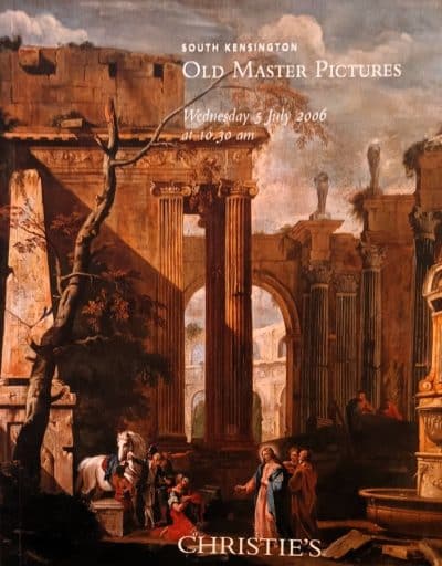 Christie’s ~ Old Master Pictures ~ London ~ 05. 07. 2006 Auction Catalogues 3