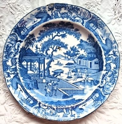 Chinese Traders Dessert Plate 1a AA