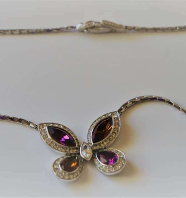 A Quality Designer 'ATWOOD AND SAWYER' Crystal Butterfly Pendant Boxed - Ideal Present - Image 4