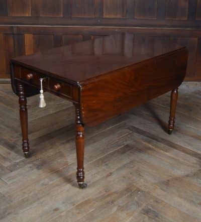 Victorian Mahogany Pembroke / Drop Leaf Table SAI3175 Antique Furniture 3