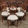 Set Of 8 Victorian Walnut Dining Chairs SAI3016
