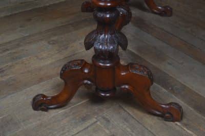 Victorian Burr Walnut Kidney Shaped Table SAI3229 Antique Furniture 10