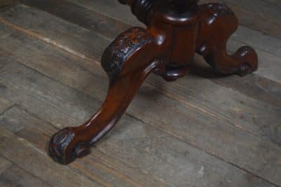 Victorian Burr Walnut Kidney Shaped Table SAI3229 Antique Furniture 8