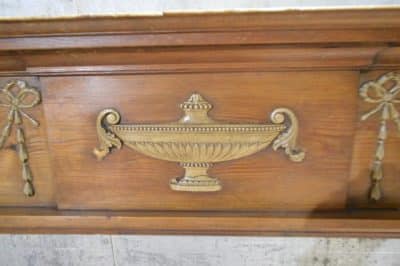 Regency Pine and gesso fire surround - Image 4