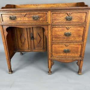 Arts & Crafts Oak Writing Desk oak Antique Desks