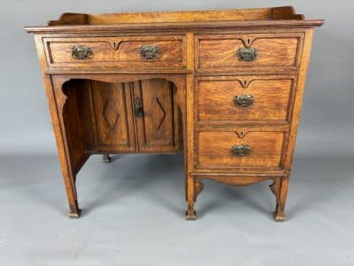 Arts & Crafts Oak Writing Desk