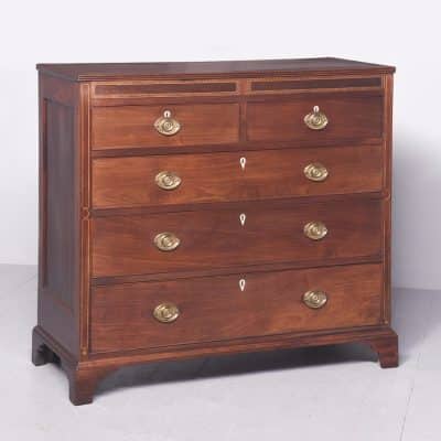 George IV Mahogany Chest of Drawers Antique Chest Of Drawers 3