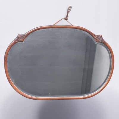 Mahogany Framed Mirror Antique Mirrors 3