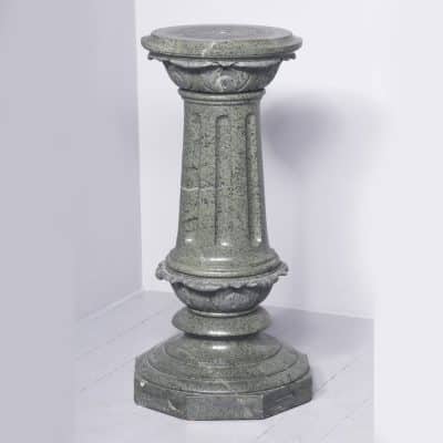 A Serpentine Pedestal with Revolving Top Antique Furniture 3