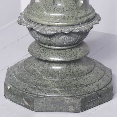 A Serpentine Pedestal with Revolving Top Antique Furniture 4