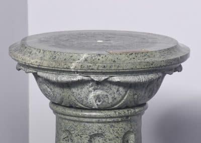 A Serpentine Pedestal with Revolving Top Antique Furniture 5