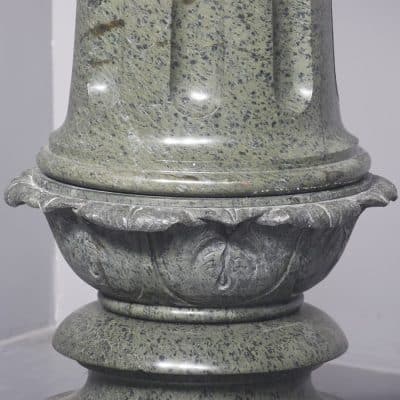 A Serpentine Pedestal with Revolving Top Antique Furniture 6