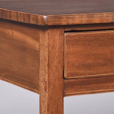 George III Inlaid Mahogany Neat-Sized Side Table Antique Furniture 5