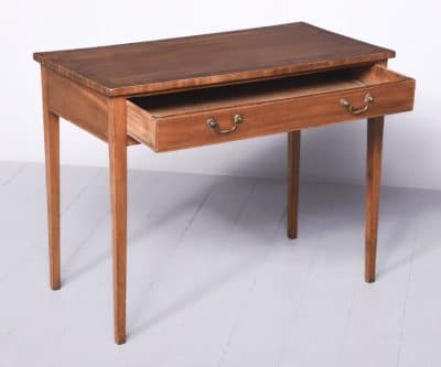 George III Inlaid Mahogany Neat-Sized Side Table Antique Furniture 8