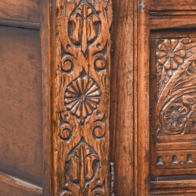 Titchmarsh & Goodwin Handmade Jacobean-Style Oak Dresser Antique Dressers 4