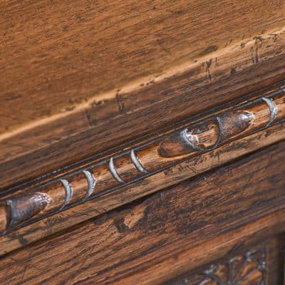 Titchmarsh & Goodwin Handmade Jacobean-Style Oak Dresser Antique Dressers 10