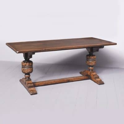 Titchmarsh & Goodwin Handmade Oak Jacobean Style Refectory Table Antique Tables 3