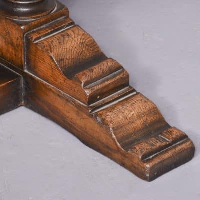 Titchmarsh & Goodwin Handmade Oak Jacobean Style Refectory Table Antique Tables 4