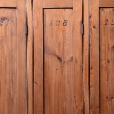 Set of Golf Club Lockers Antique Cupboards 8