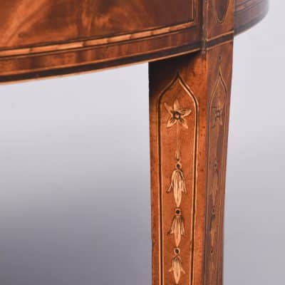 Scottish George III Inlaid Tea Table tea table Antique Tables 7