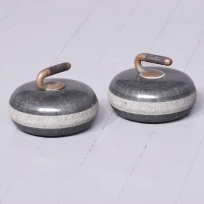 Pair of Scottish Curling Stones sporting Miscellaneous 3