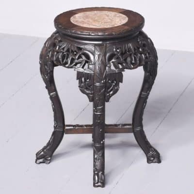 Chinese Hongmu Stand plant stand Antique Furniture 3