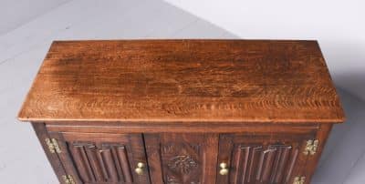 Neat Sized Solid Oak Jacobean Style Dresser Antique Dressers 10