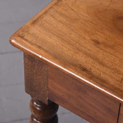 Early Victorian Mahogany Side Table Antique Tables 8