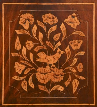 Quality 19th Century Dutch Marquetry Inlaid Mahogany Cabinet Antique Cabinets 6