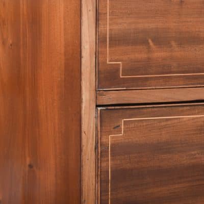 George III Scottish Inlaid Mahogany Chest of Drawers. 18th century chest of drawers Antique Furniture 5