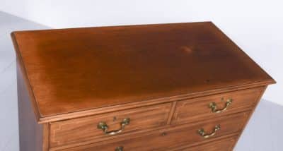 George III Scottish Inlaid Mahogany Chest of Drawers. 18th century chest of drawers Antique Furniture 9