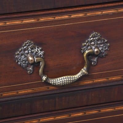 Quality Inlaid Mahogany George III Bureau Antique bureau Antique Furniture 8