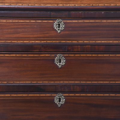 Quality Inlaid Mahogany George III Bureau Antique bureau Antique Furniture 9