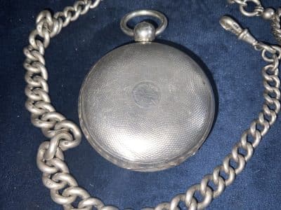 FULL HUNTER POCKET WATCH & CHAIN FANTASTIC Antique Watches 6