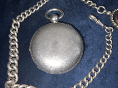 FULL HUNTER POCKET WATCH & CHAIN FANTASTIC Antique Watches 7