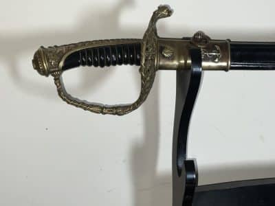 Victorian French M 1854 Naval Officer’s Sword Antique Collectibles 4