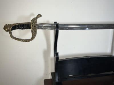 Victorian French M 1854 Naval Officer’s Sword Antique Collectibles 14